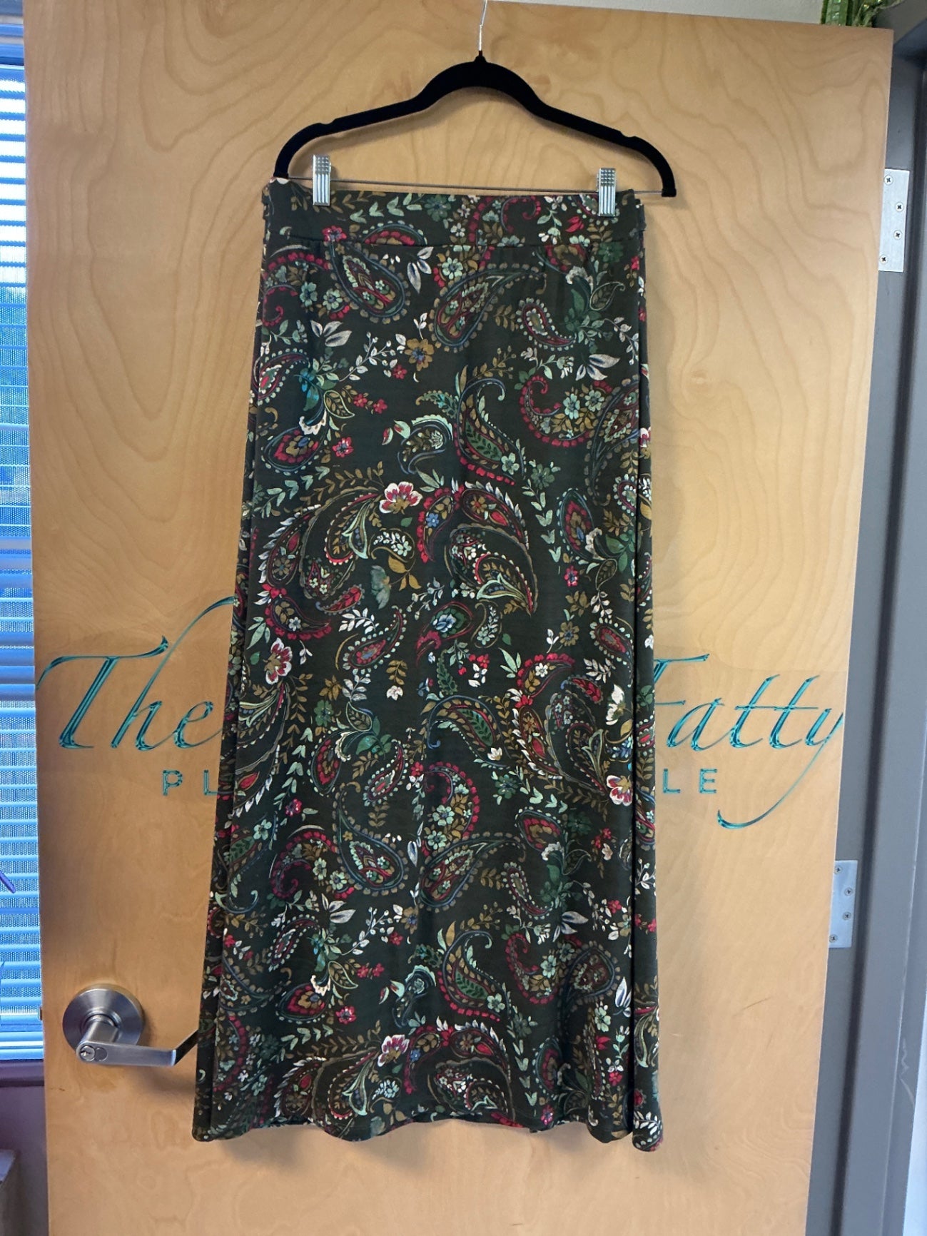 D & Co Skirt - Multicolor (predominantly black with various colors in the pattern) - 3XL