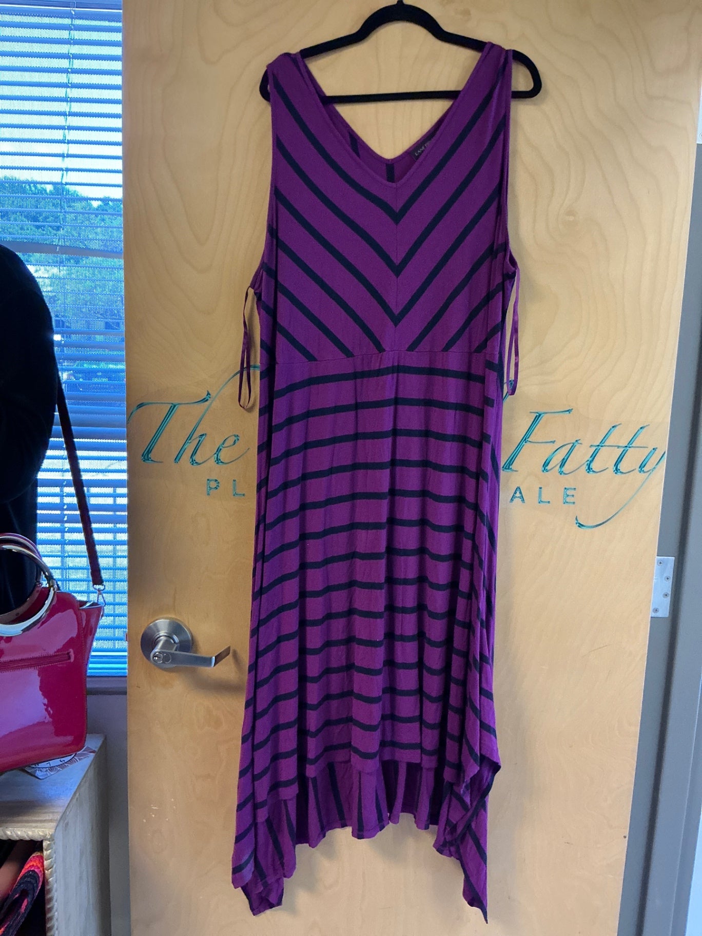 Lane Bryant Dress - Purple and Black - 22/24