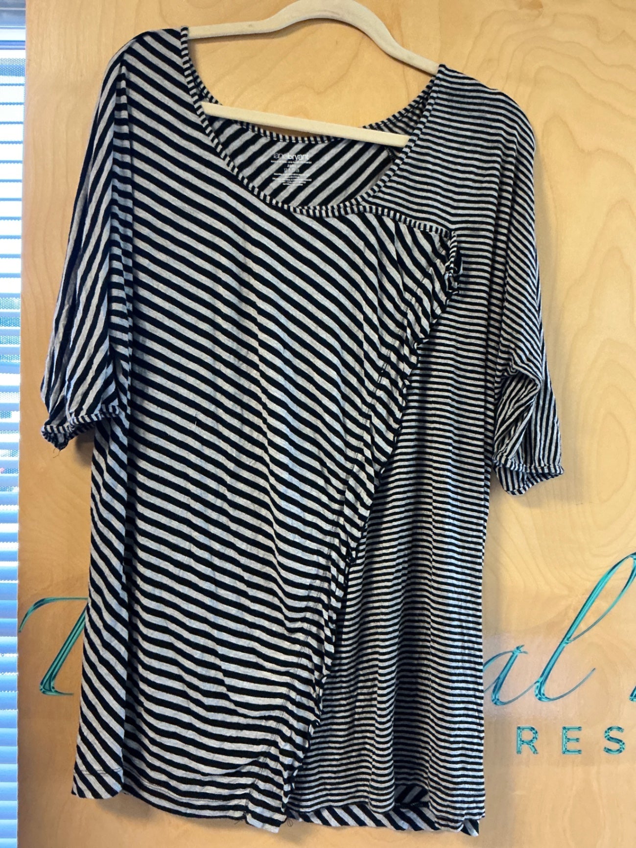 Lane Bryant Blouse - Black and white - 22/24