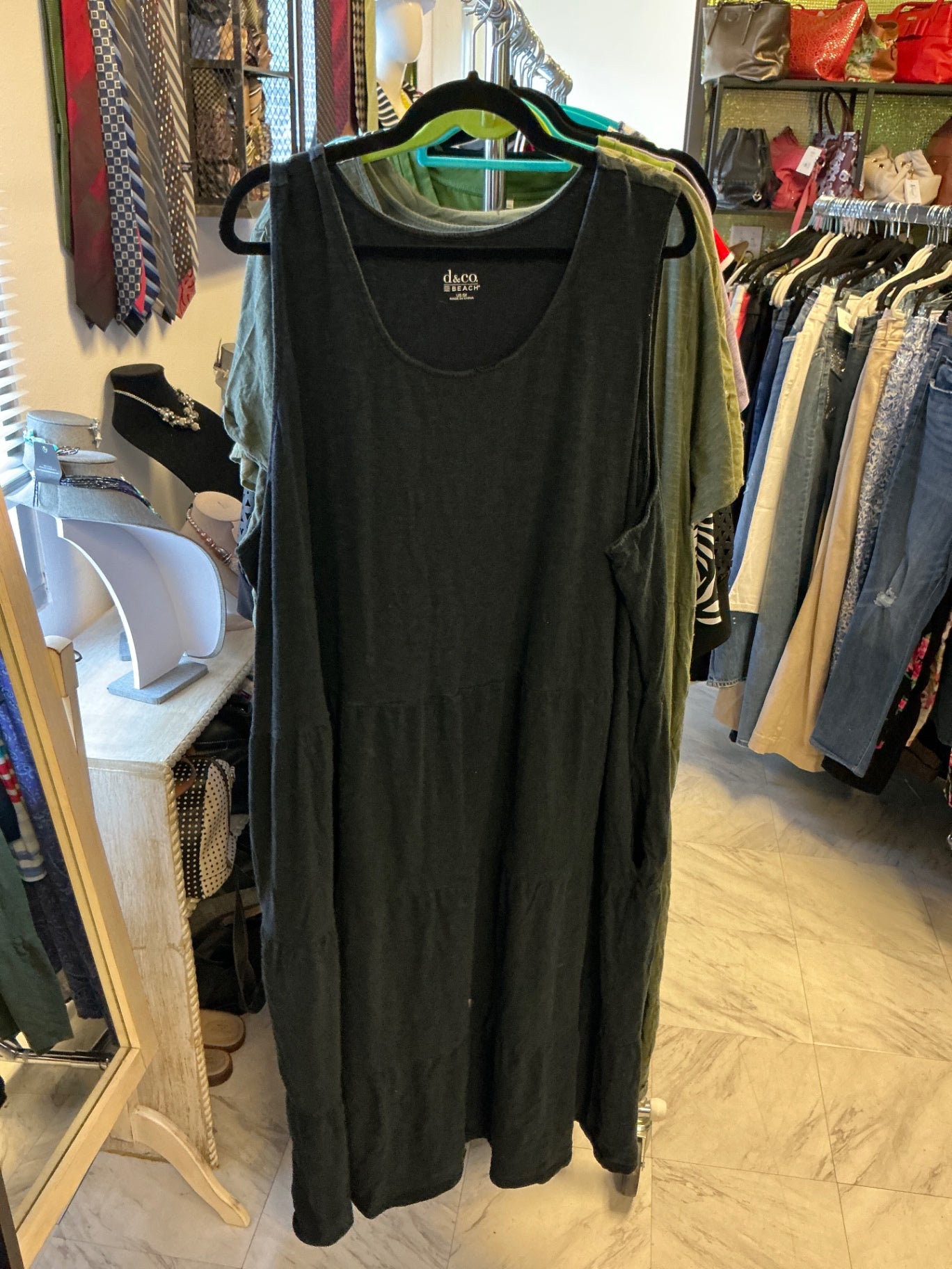 d&co BEACH Dress - Black - 5X