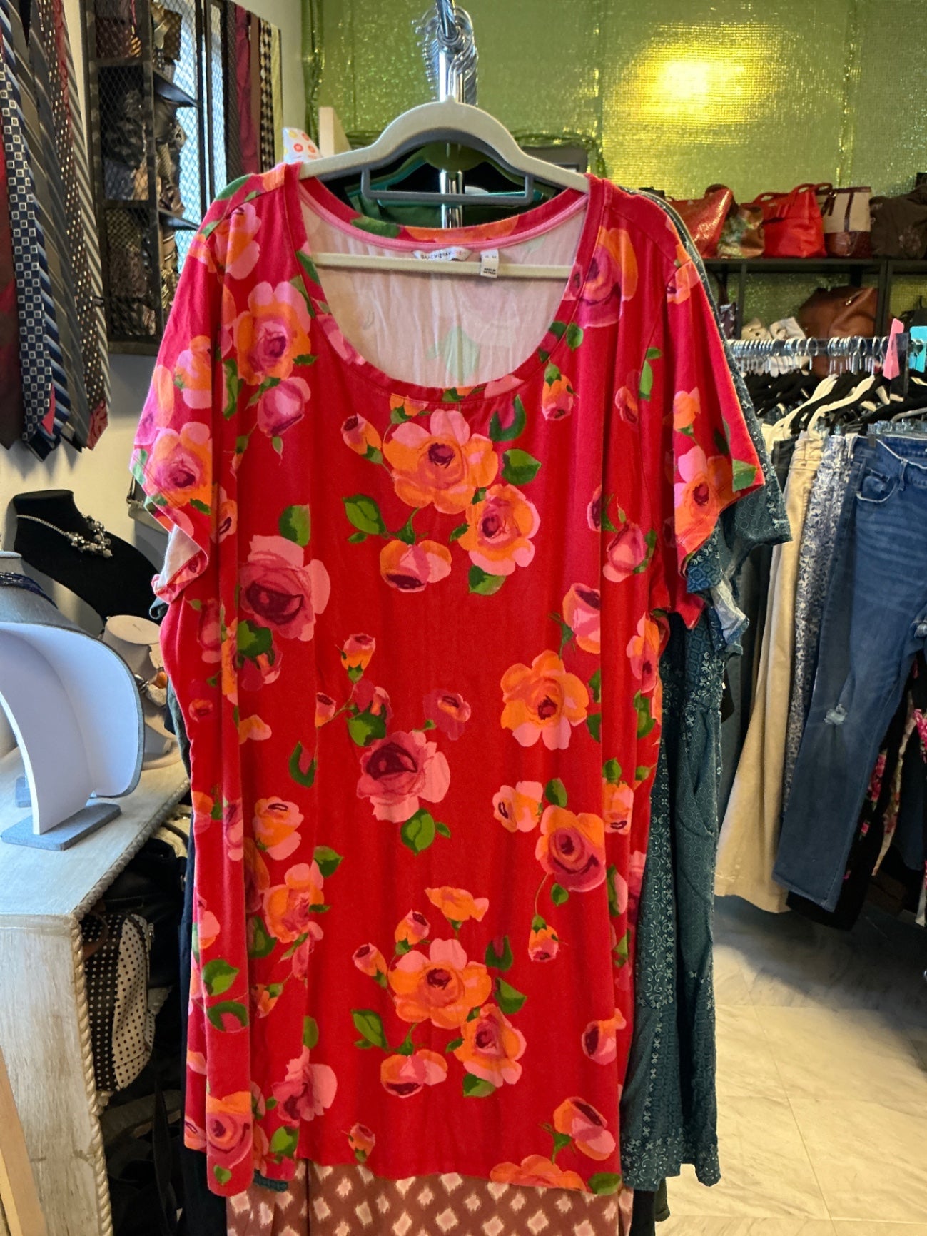 Isaac Mizrahi Live! Dress - Red - 5X