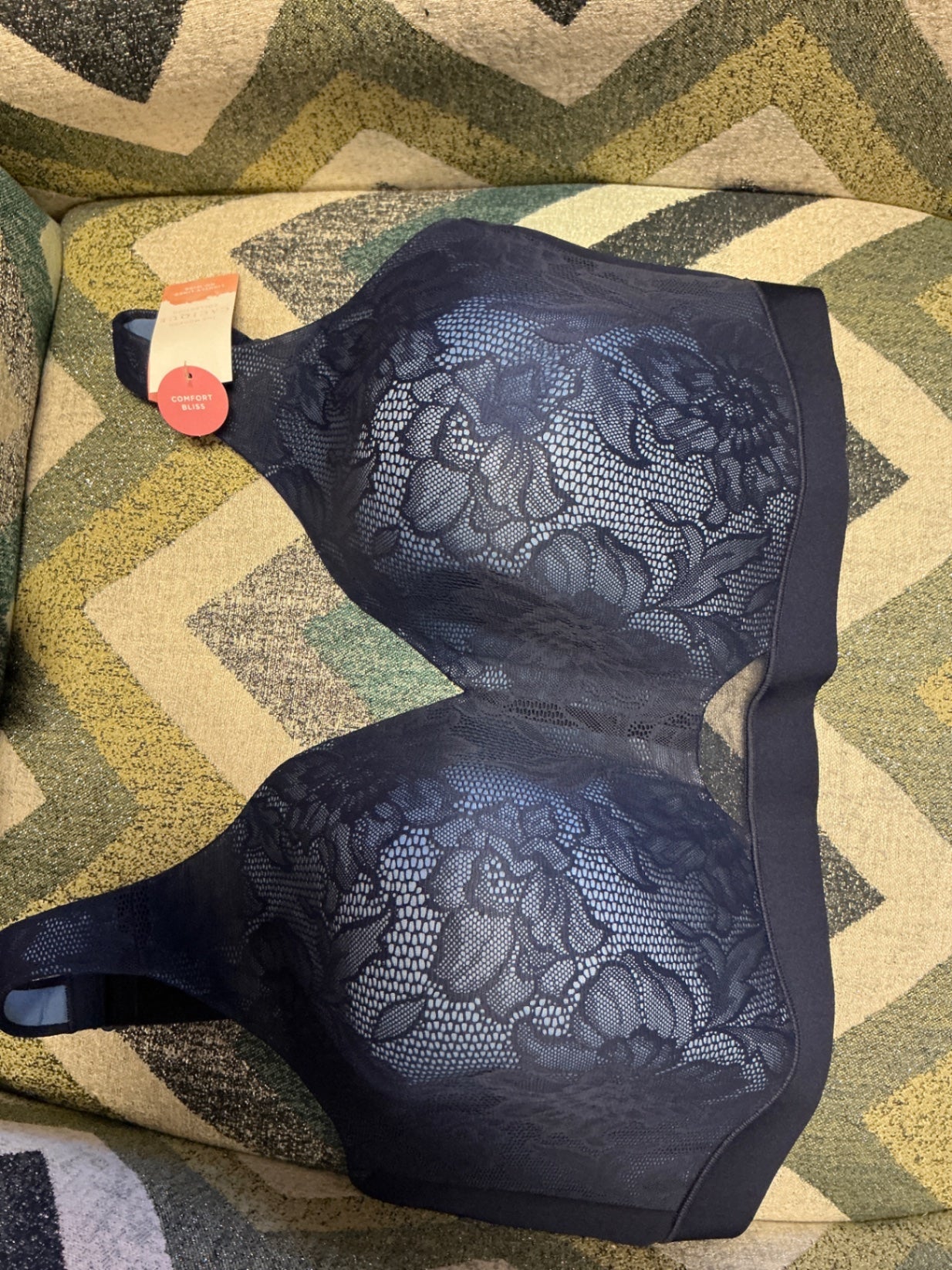 Lane Bryant Cacique Lightly Lined No Wire Bra - Black - 44H NWT