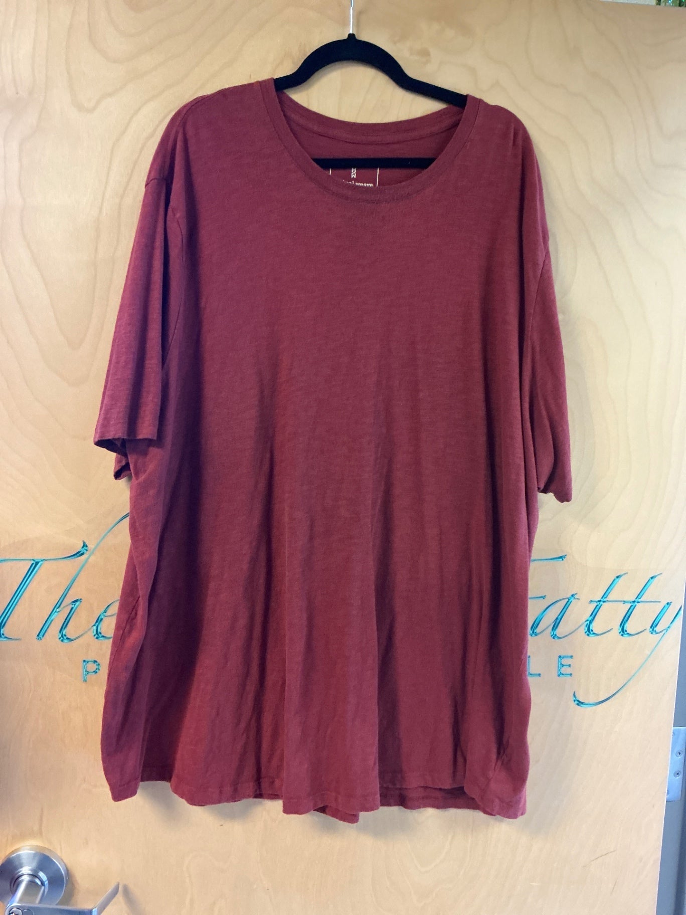 Mutual Weave T-Shirt - Burgundy - 3XL