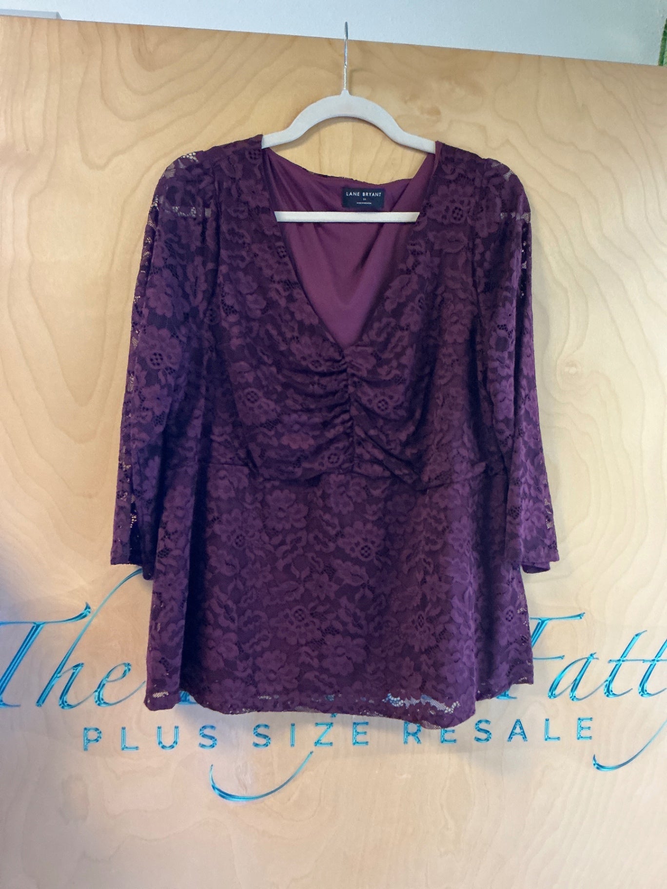 Lane Bryant Blouse - Purple - 14