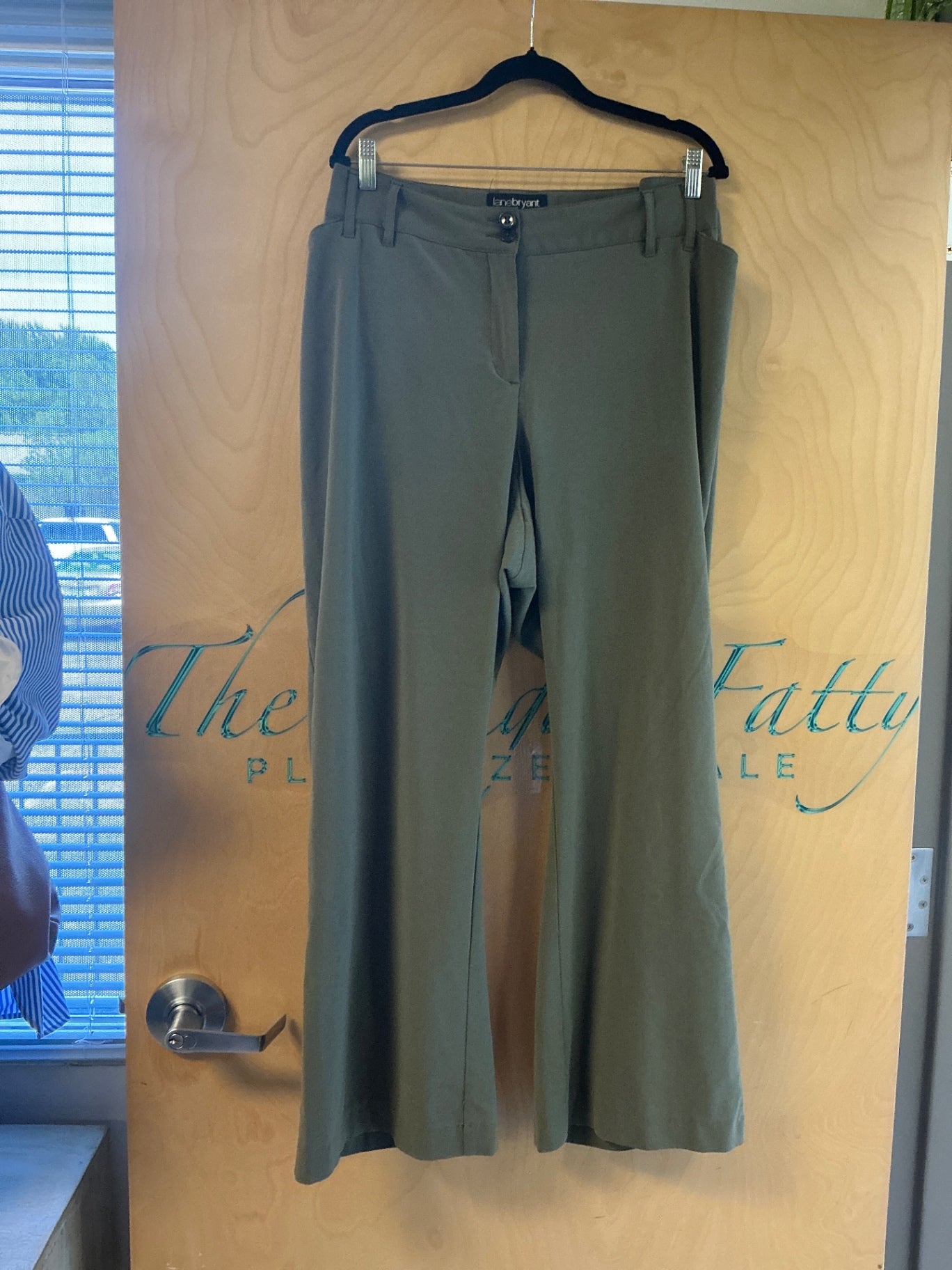 Lane Bryant Dress Pants - Olive - 24T