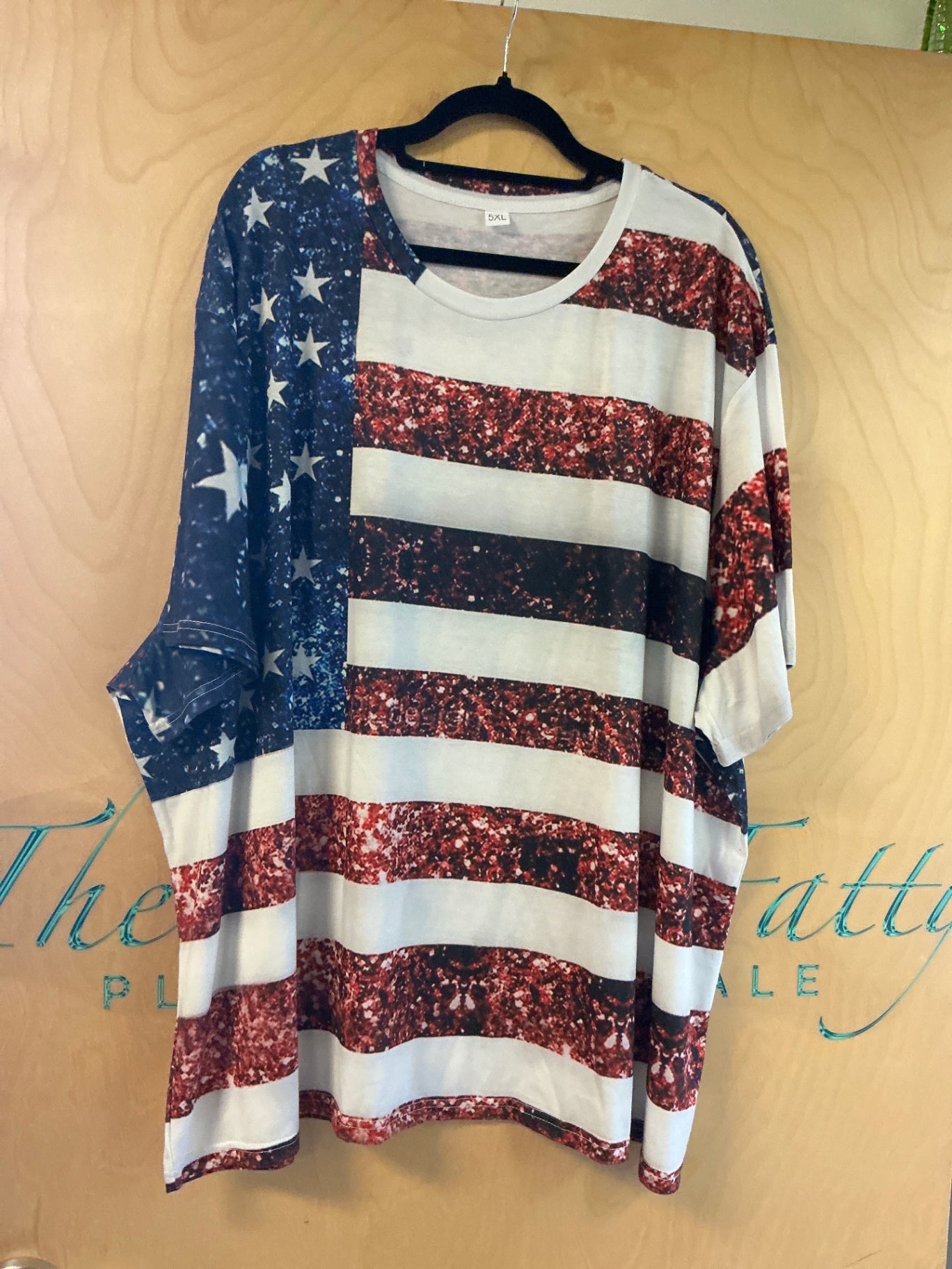 T-Shirt - Red, White, Blue - 5XL