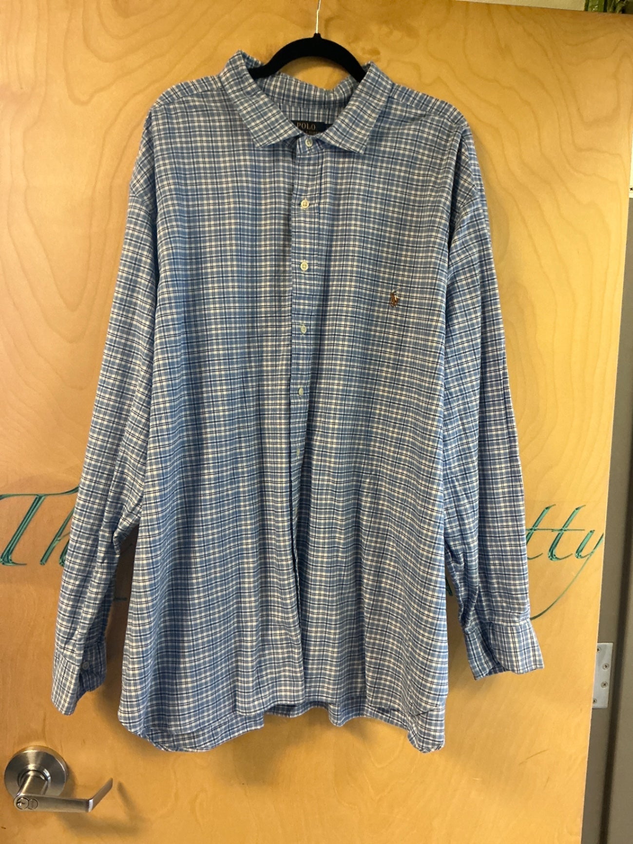 Polo Ralph Lauren Button-up shirt - Blue and white checkered - 5XB