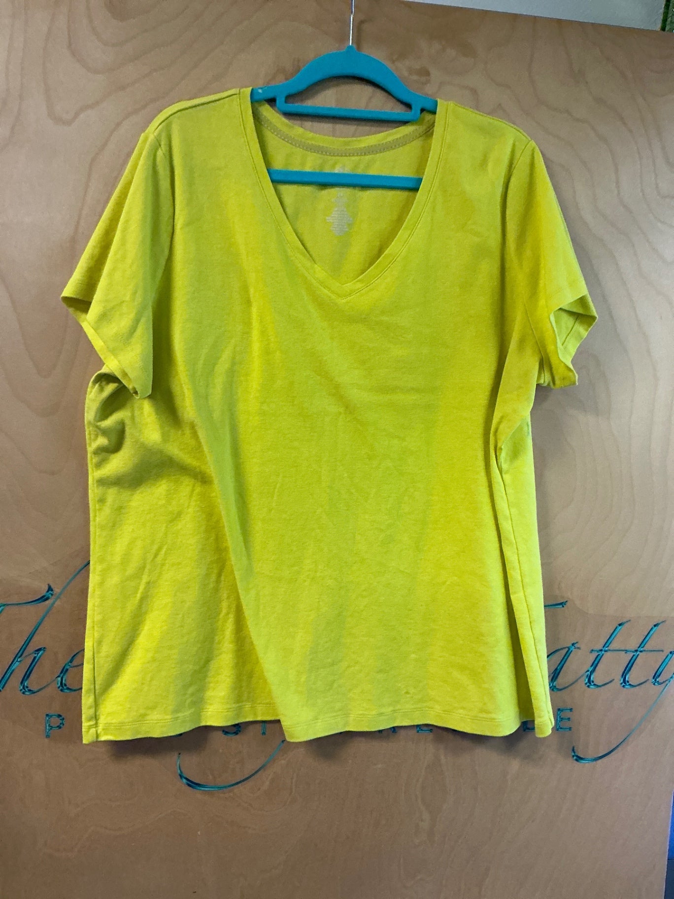 St. John's Bay T-Shirt - Yellow - 2X
