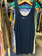 Terra & Sky Tank Top 5X Navy Blue