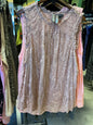 Torrid Sleeveless Top Sheer 3 Blush Pink