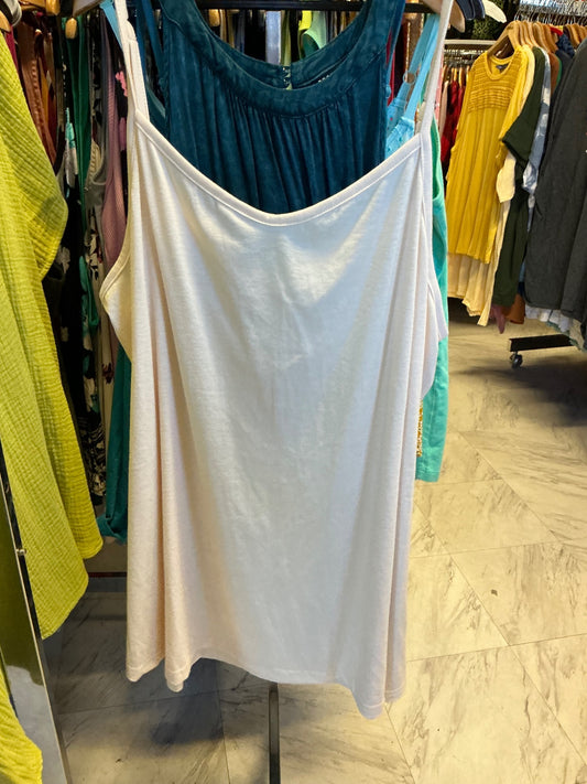 L & B Tank Top 3X Cream
