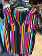 Torrid Sleeveless Blouse 3 Multicolor striped