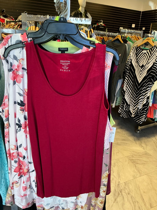 Zenna Outfitters Tank Top 2X/3X Red NWOT