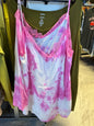 White Birch Slip Dress 3X Pink and White