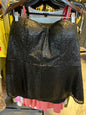 Torrid Bustier 3 Black Matte Sequin