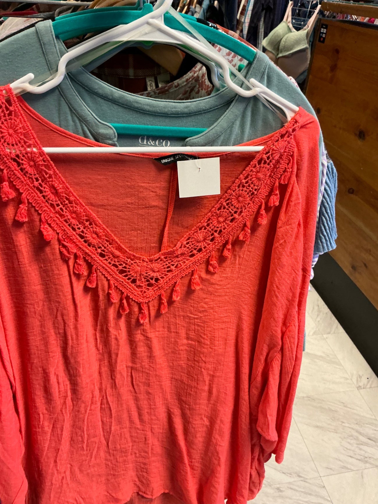 Unique Spectrum Blouse 3XL Red