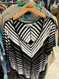 Avenue Dress Black and White