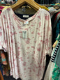 Lularoe Tunic Top 3X Pink Rose NWT