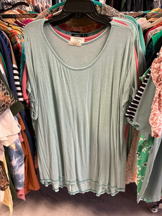 Easel T-Shirt 3X Mint Green