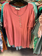 Zenana T-Shirt 3X Rose NWOT