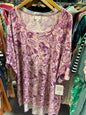 LuLaRoe Tunic 3X Pink and Purple