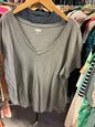 Old Navy V Neck T-Shirt XL Gray