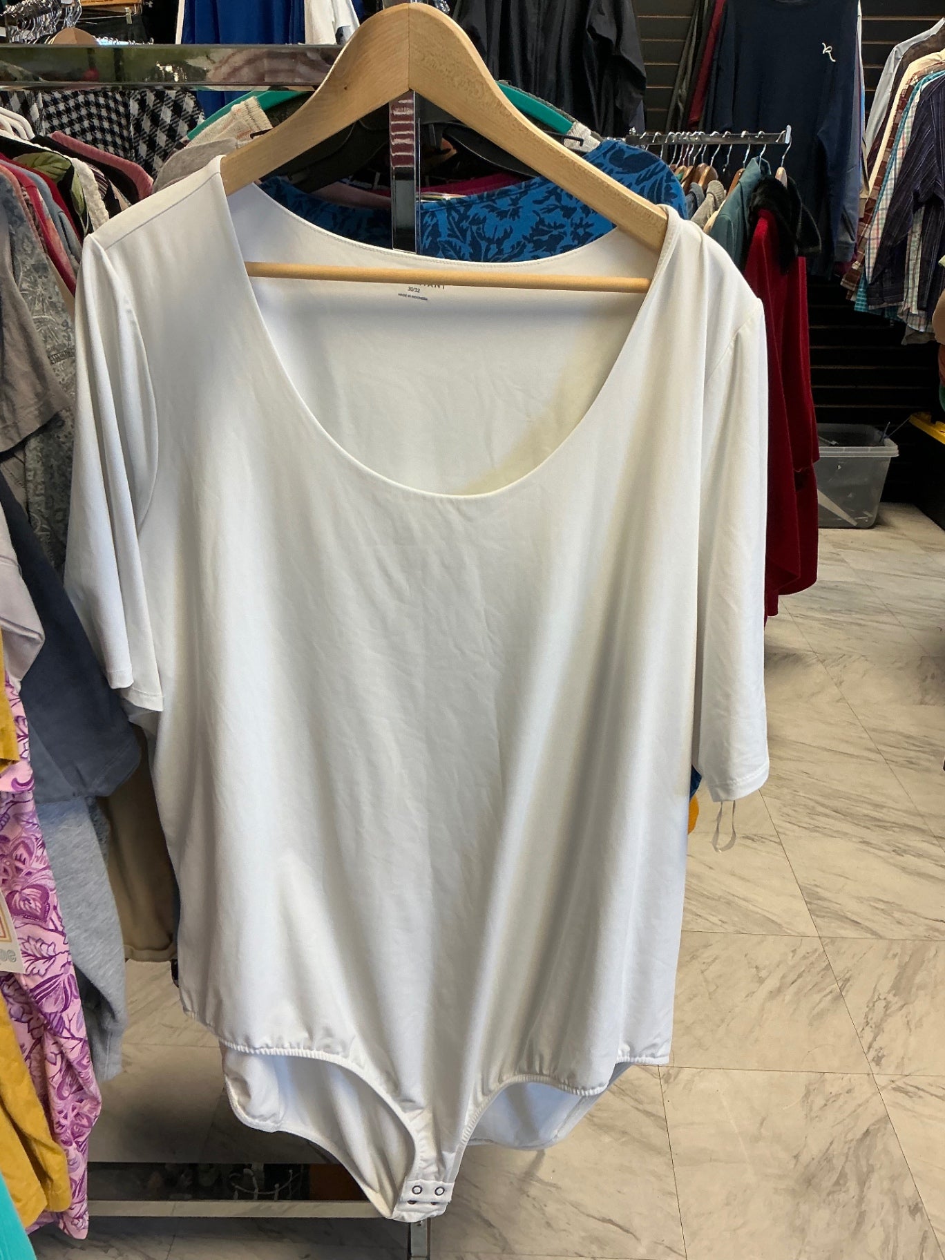 Lane Bryant Bodysuit 5X White