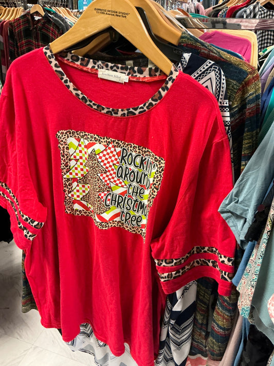 Southern Stitch T-Shirt 3XL Red