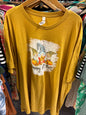 Unknown Screen-print T-Shirt 4XL Mustard Yellow