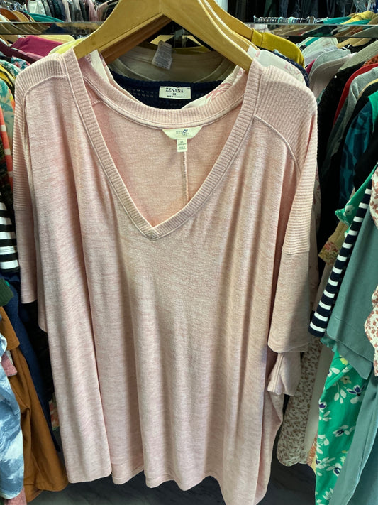 Terra & Sky T-Shirt 5X Light Pink