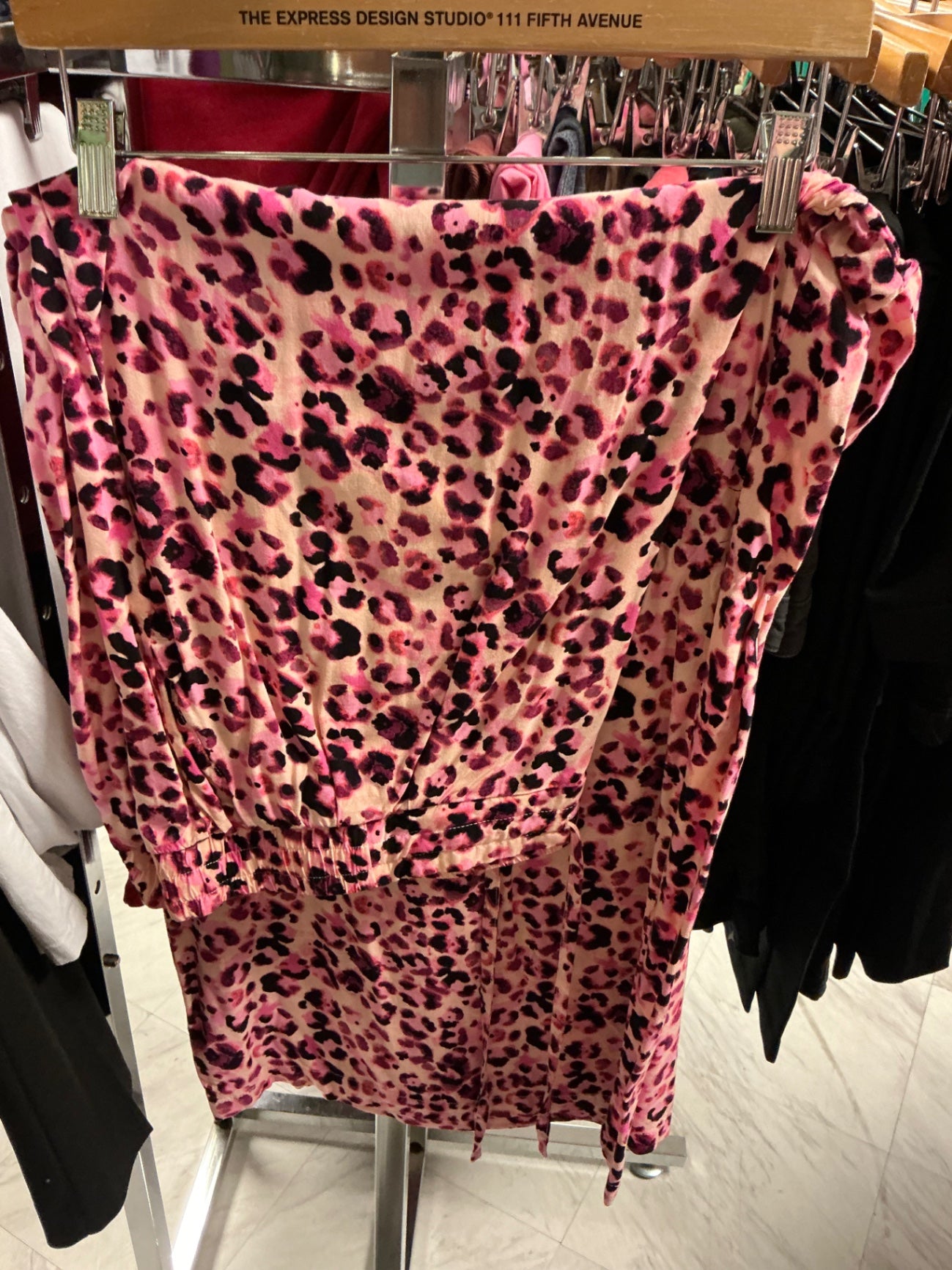 Torrid Wide Leg Pant 3 Pink Leopard Print
