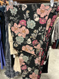 Torrid Leggings 2 Black with floral and skull print