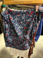 Terra & Sky Capri 2XL 20/22 Navy w/ Floral Print
