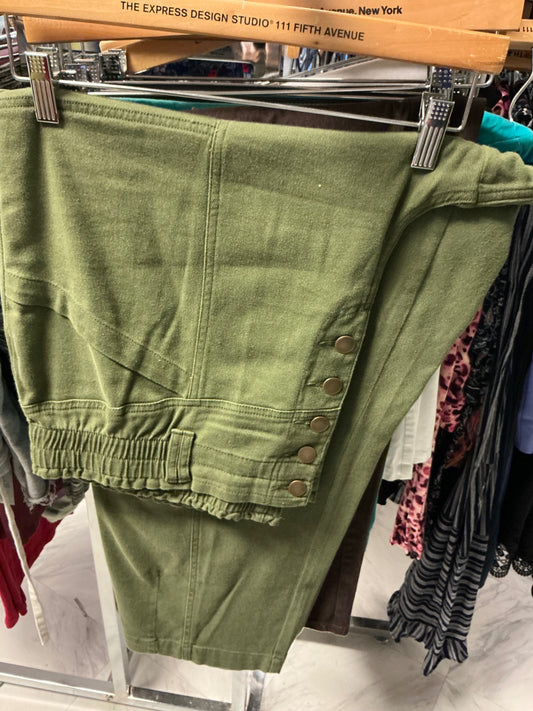 Knox Rose Pants XXL Olive Green