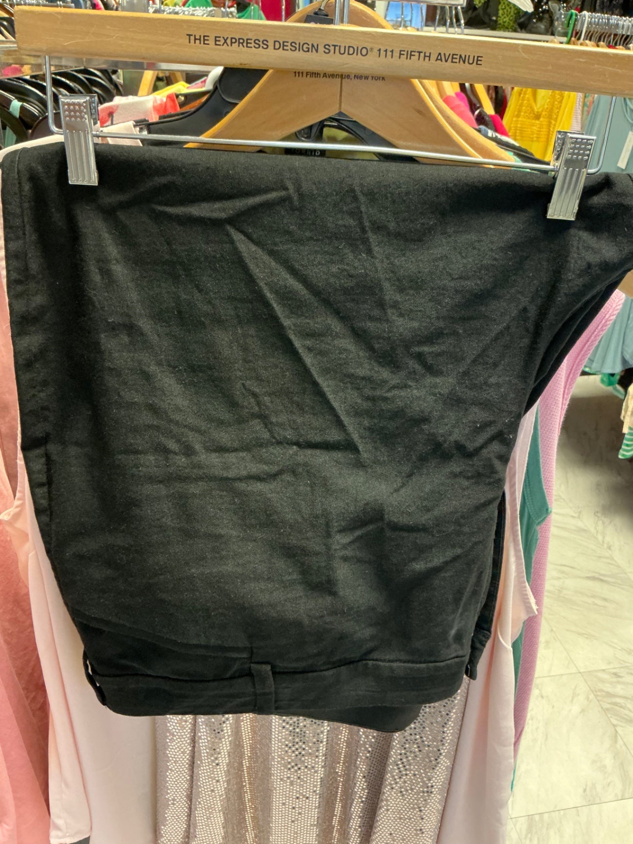 Lane Bryant Stretch Capri 26 Black