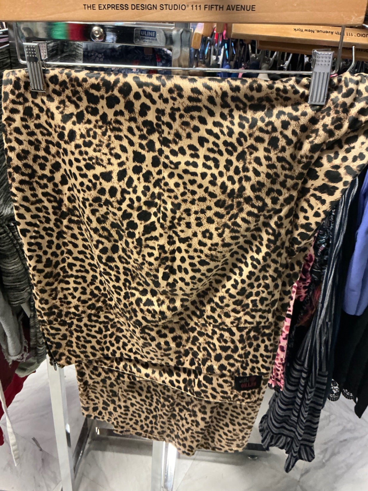 Retro Chic Pant 28 Leopard Print