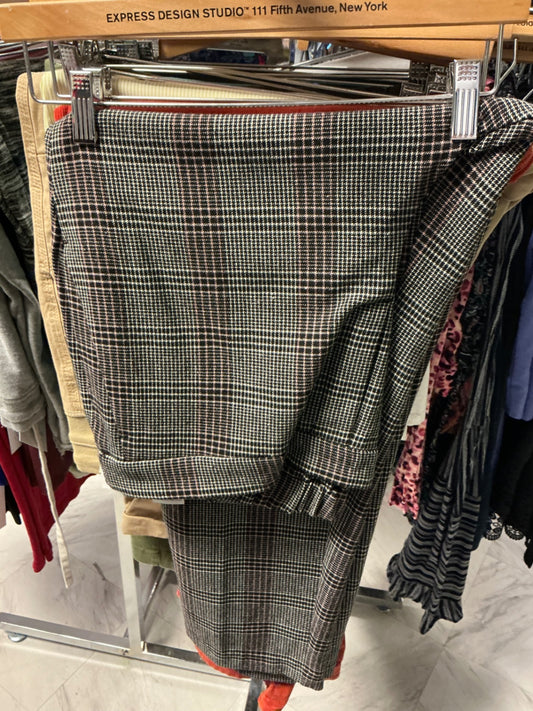 Old Navy Pant 16 Black Plaid