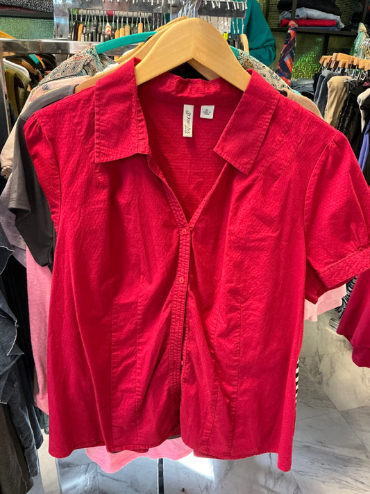 St. John’s Bay Blouse 1X Red
