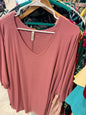 Now N Forever Tunic 3X Dusty Rose