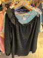 Oddy Off-Shoulder Blouse 3X Black