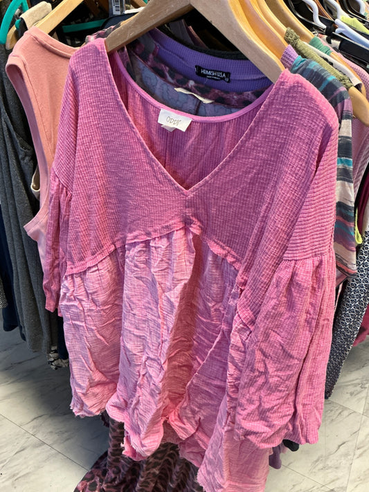 Oddy Blouse 3x Pink NWOT