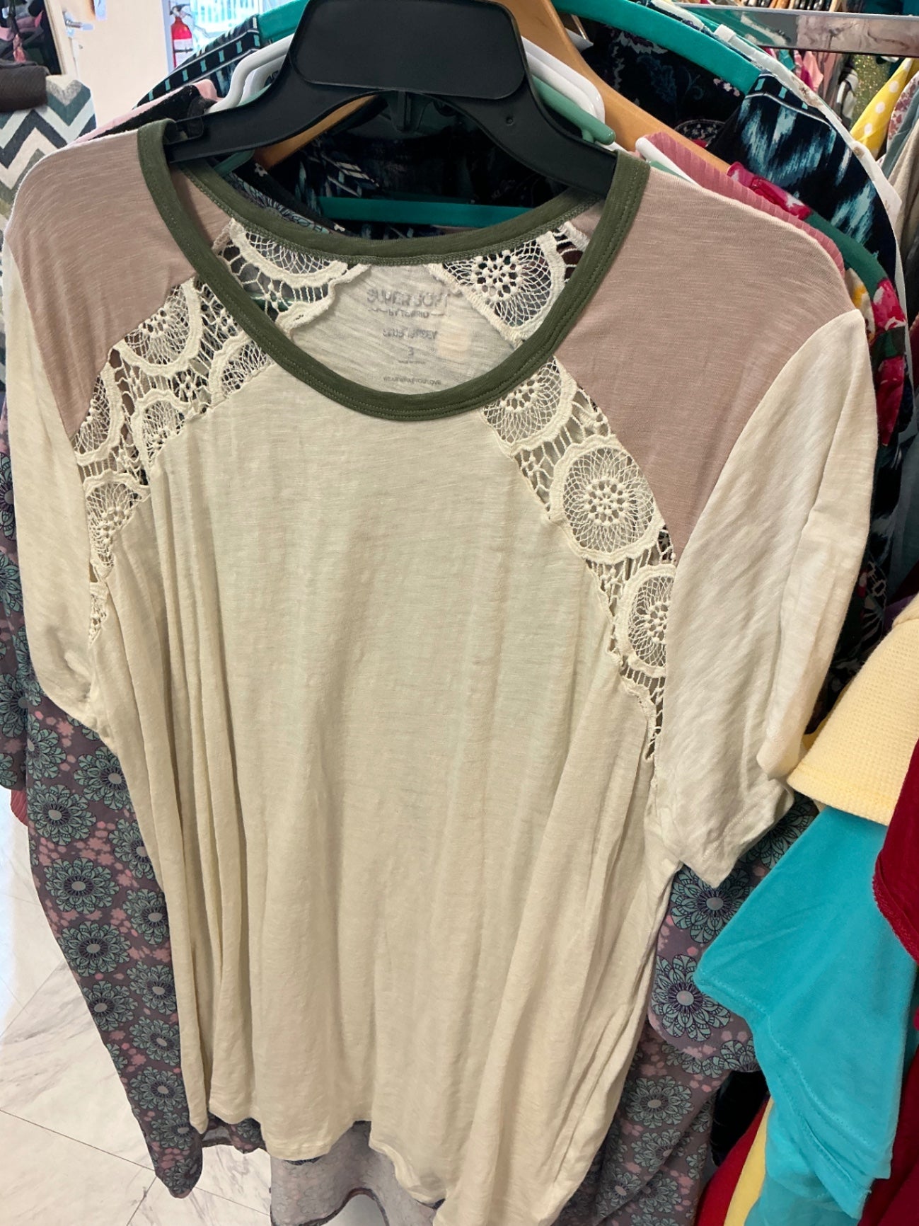 Torrid Blouse 3 Beige