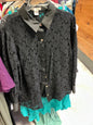 WD NY Blouse 1X Black