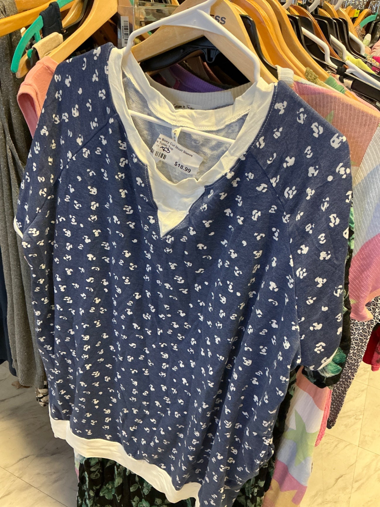 Emerald Sweatshirt 3X Navy Blue NWT