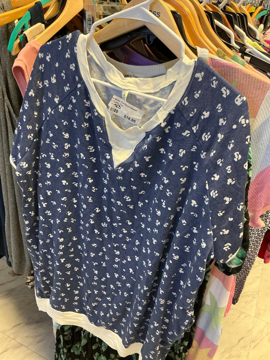 Emerald Sweatshirt 3X Navy Blue NWT