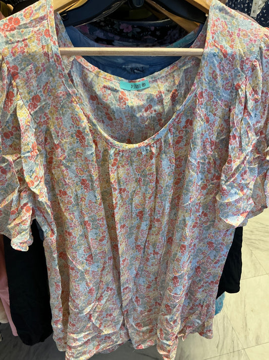 P. S. Kate Blouse 3X Multicolor