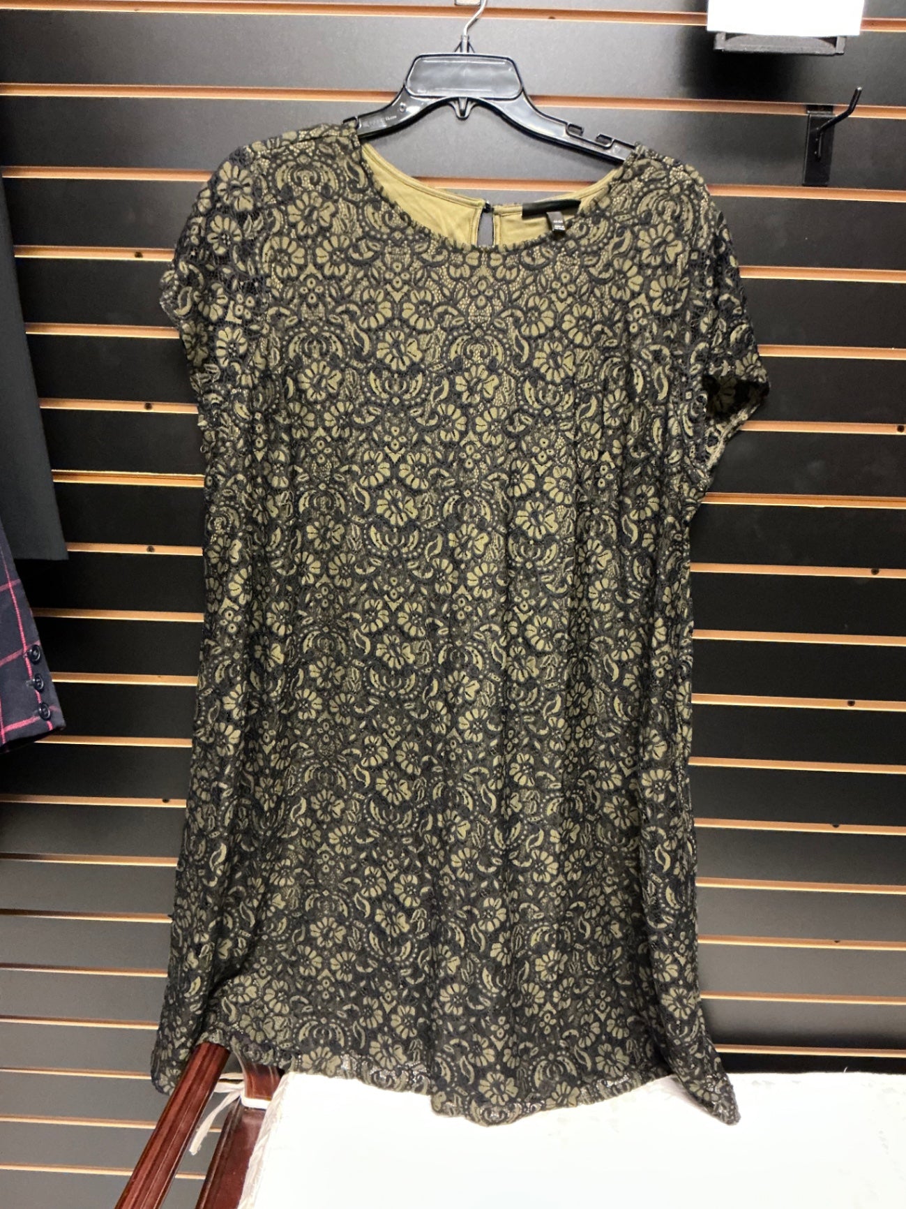 Lane Bryant Dress 22/24 Black and Olive