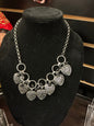 Necklace Silver Hearts