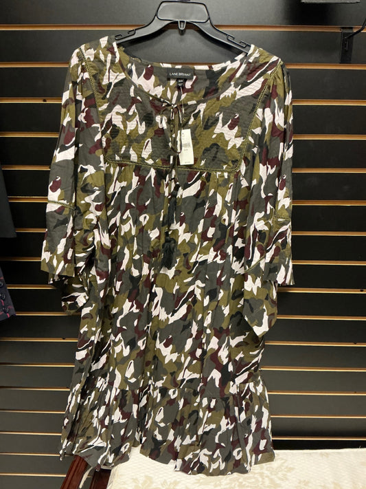 Lane Bryant Dress 26/28 Camouflage NWT