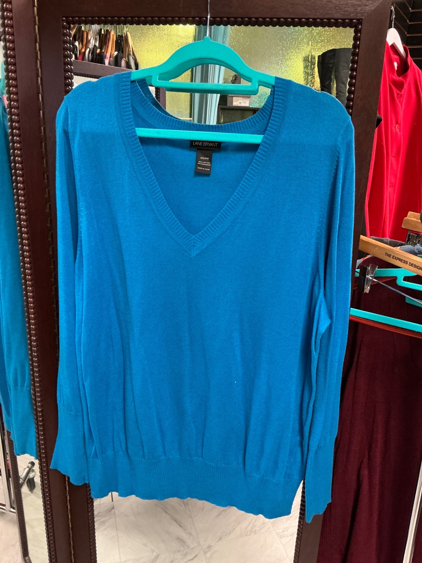 Lane Bryant Sweater 22/24 Blue